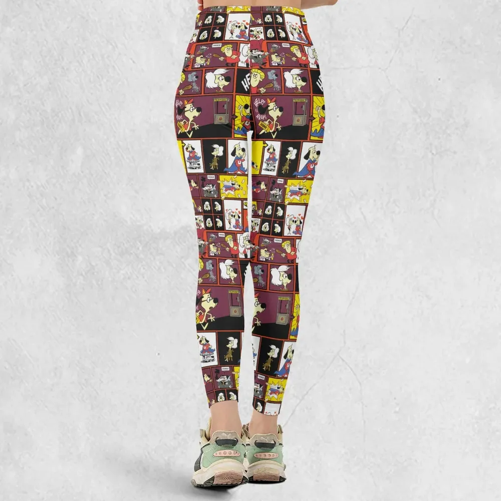 Underdog Cartoon Pattern Legging - 3