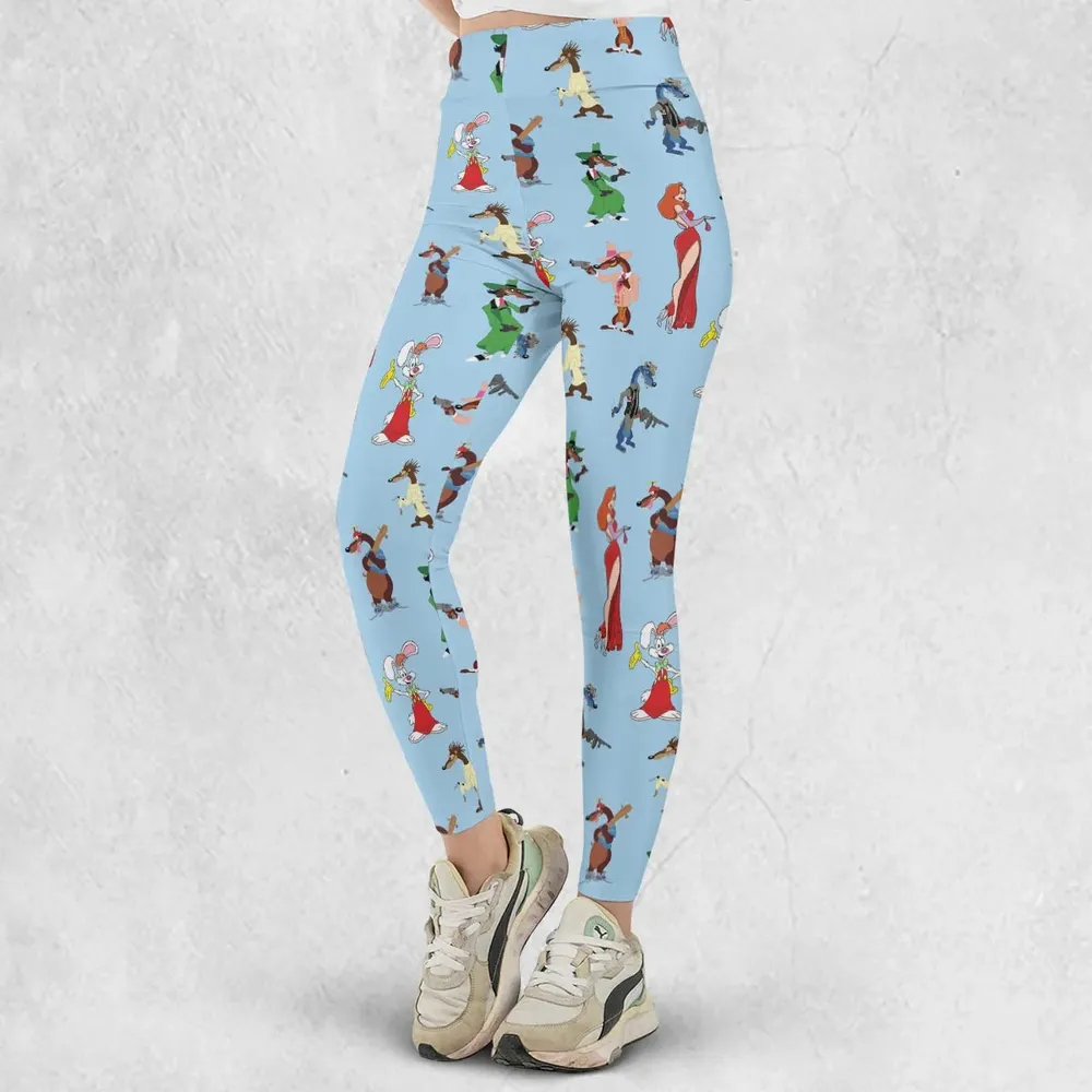 Roger Rabbit Jessica Rabbit The Weasels Who Framed Roger Rabbit Legging - 2