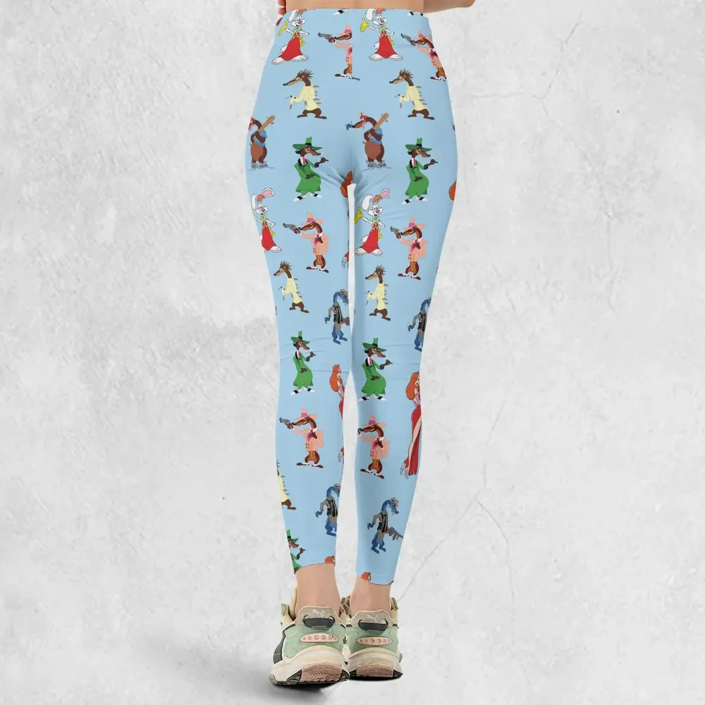 Roger Rabbit Jessica Rabbit The Weasels Who Framed Roger Rabbit Legging - 3