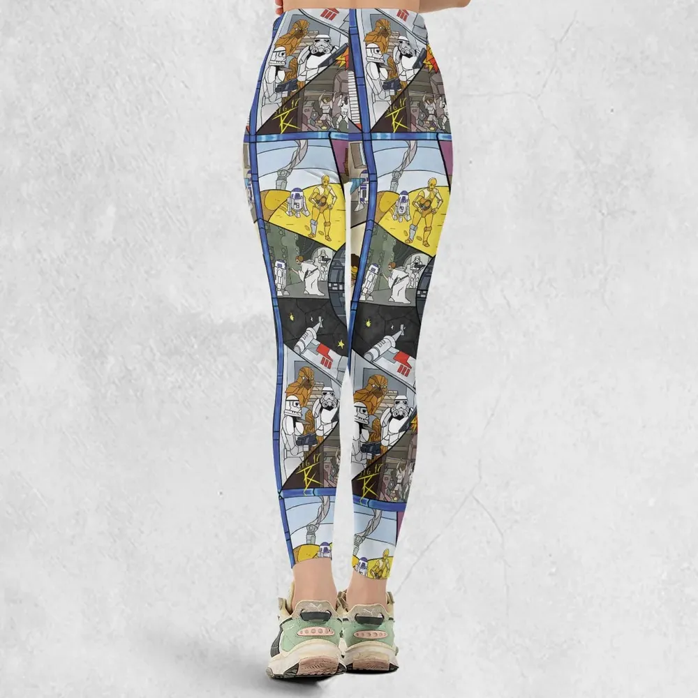 Stained Glass Star Wars Legging - 3