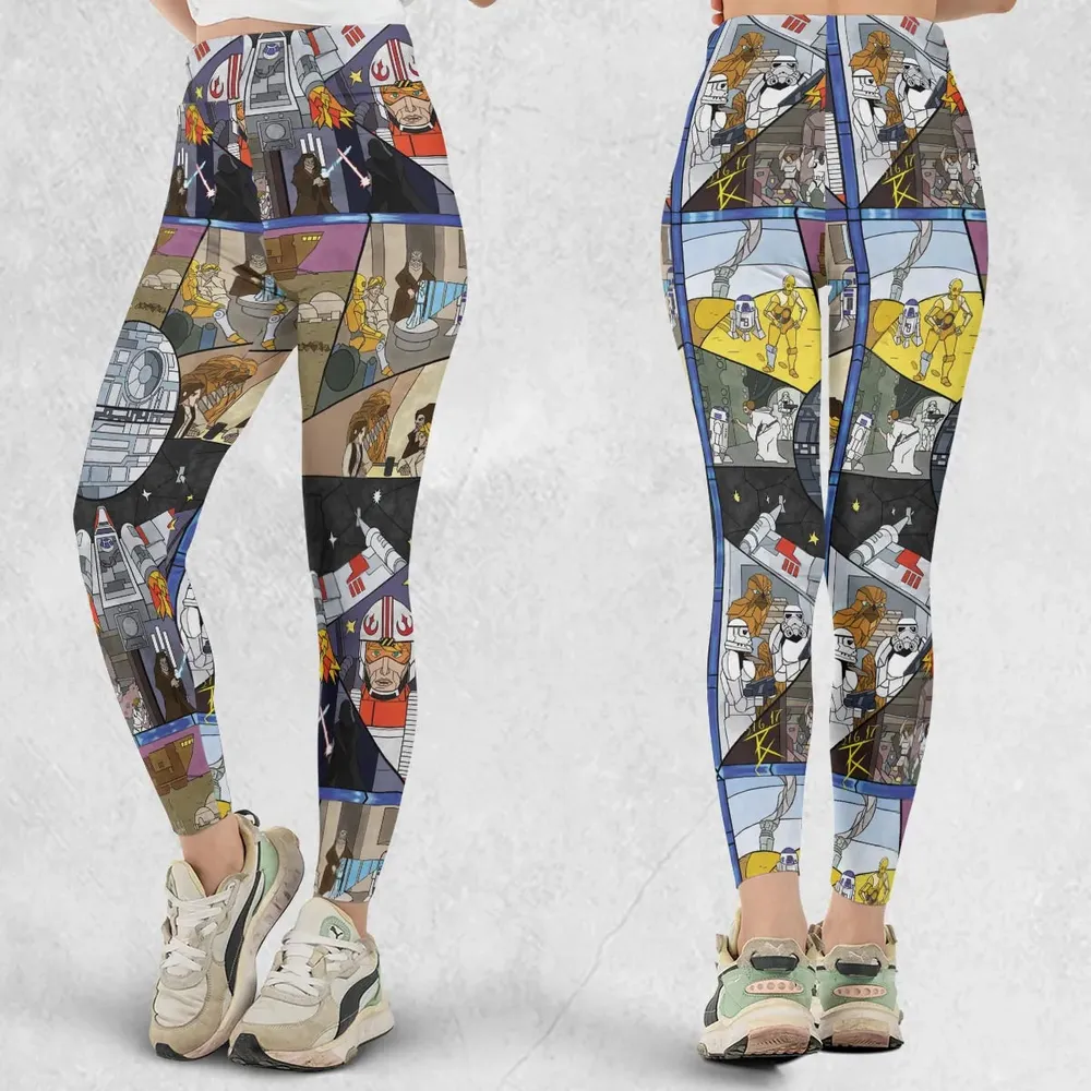 Stained Glass Star Wars Legging - 1