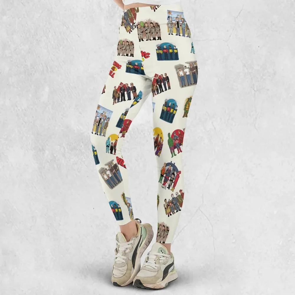 Hank Hill's Friends King Of The Hill Parody Legging - 2