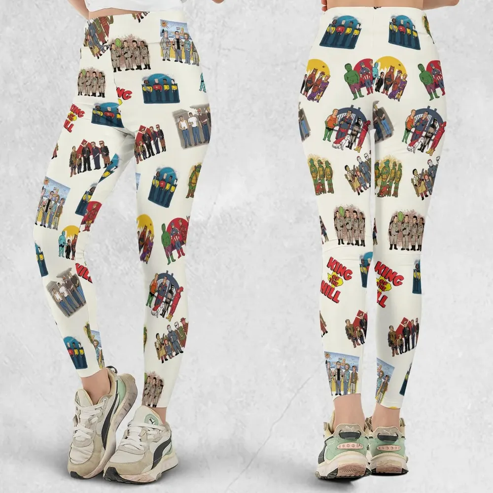 Hank Hill's Friends King Of The Hill Parody Legging - 1