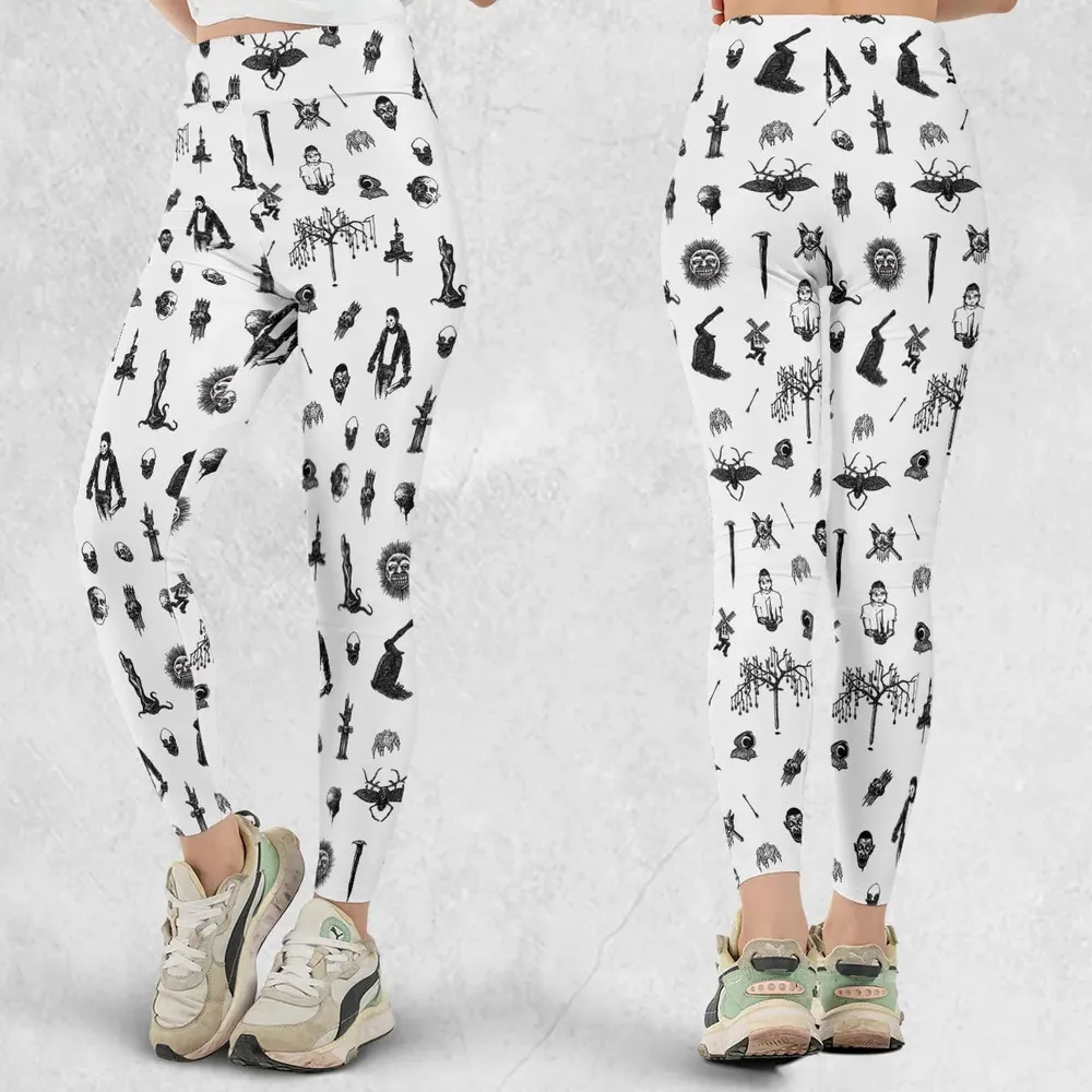 Nosferatu Pattern Legging - 1