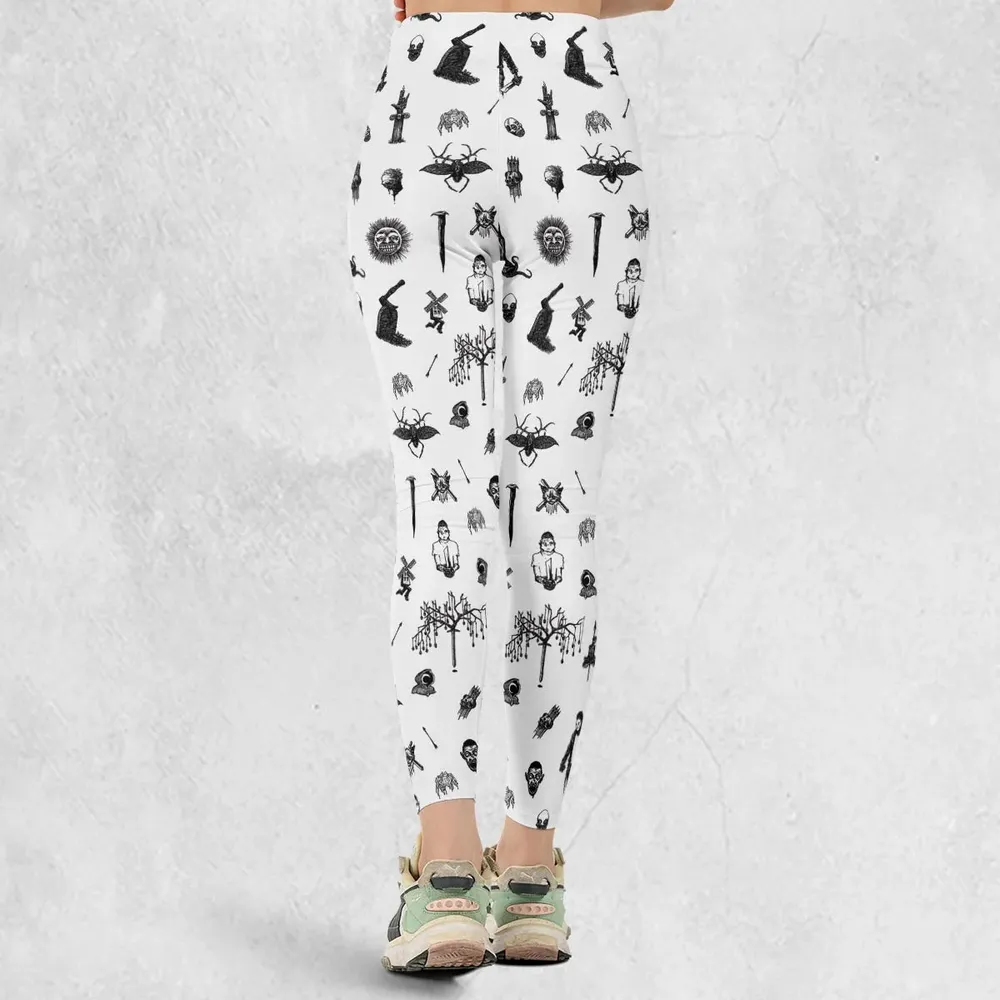 Nosferatu Pattern Legging - 3