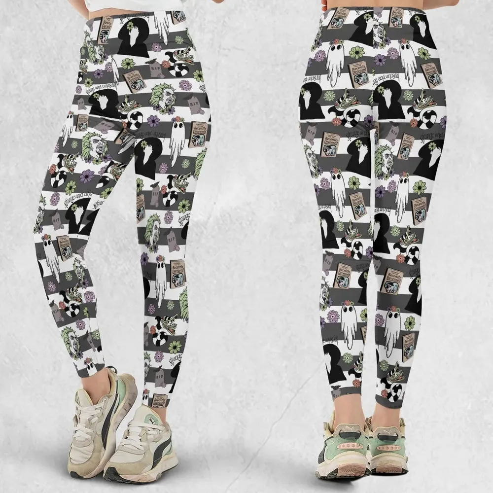 It's Showtime Halloween Beetlejuice Legging - 1