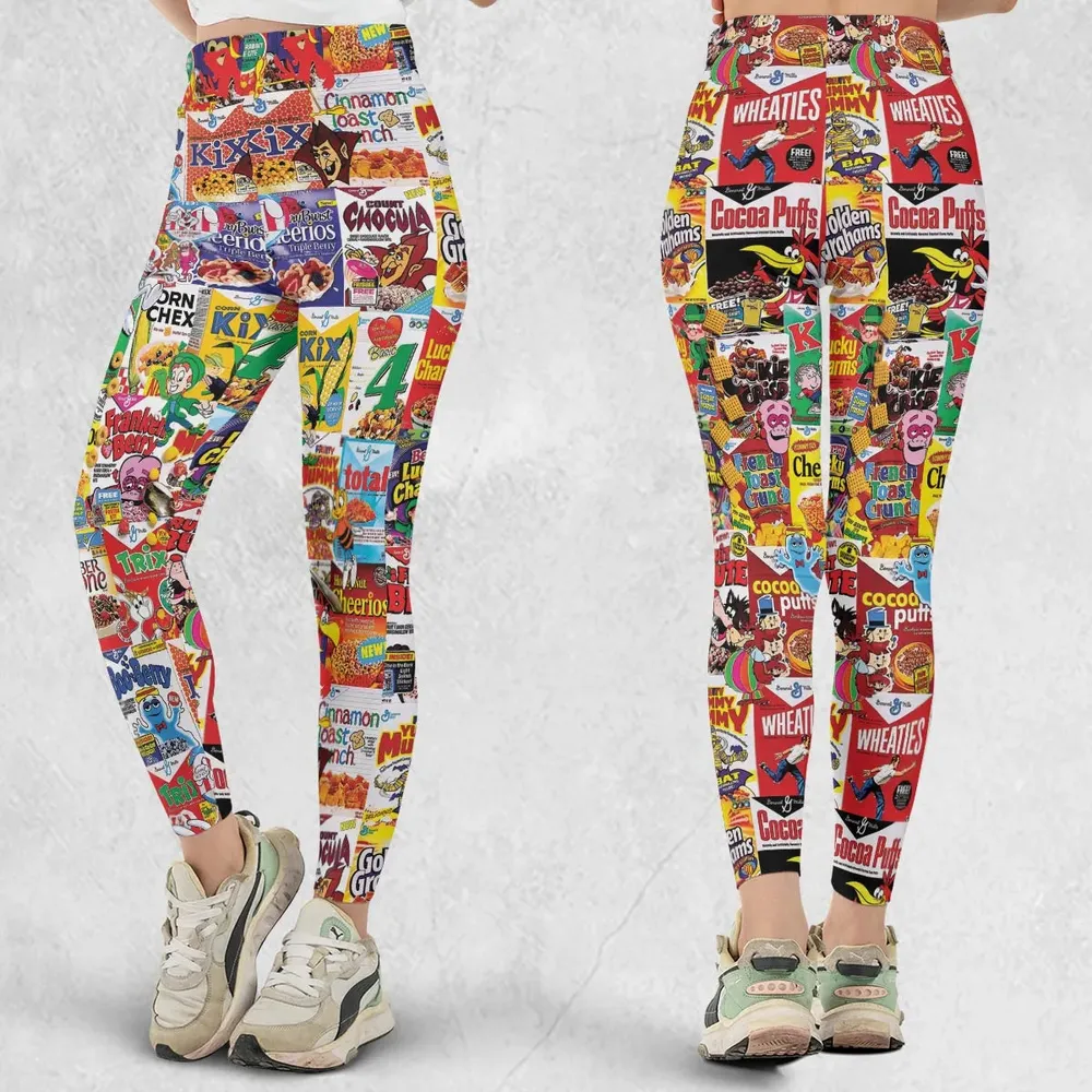 Popular Cereal Boxes Legging - 1