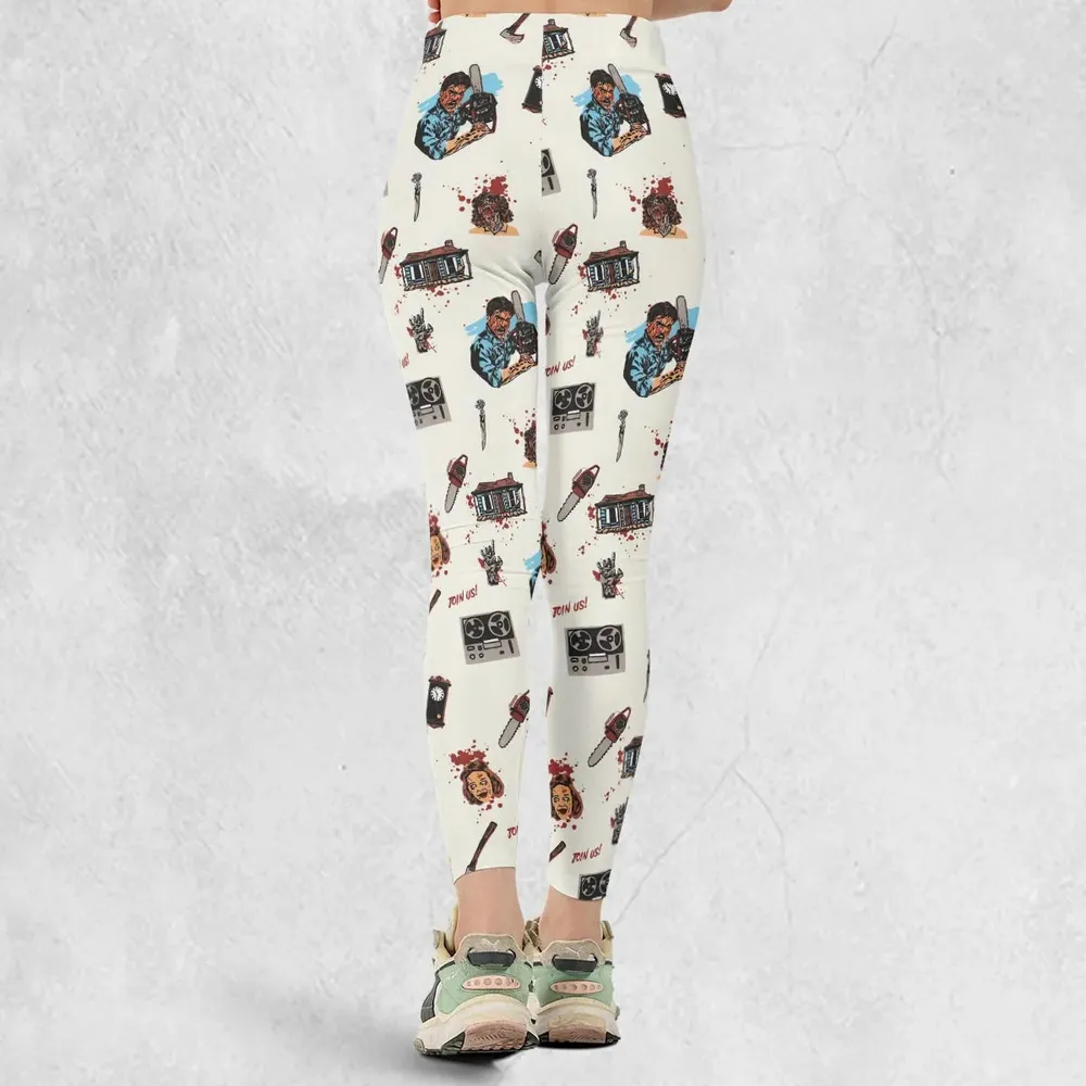Supernatural Horror Evil Dead Halloween Legging - 3