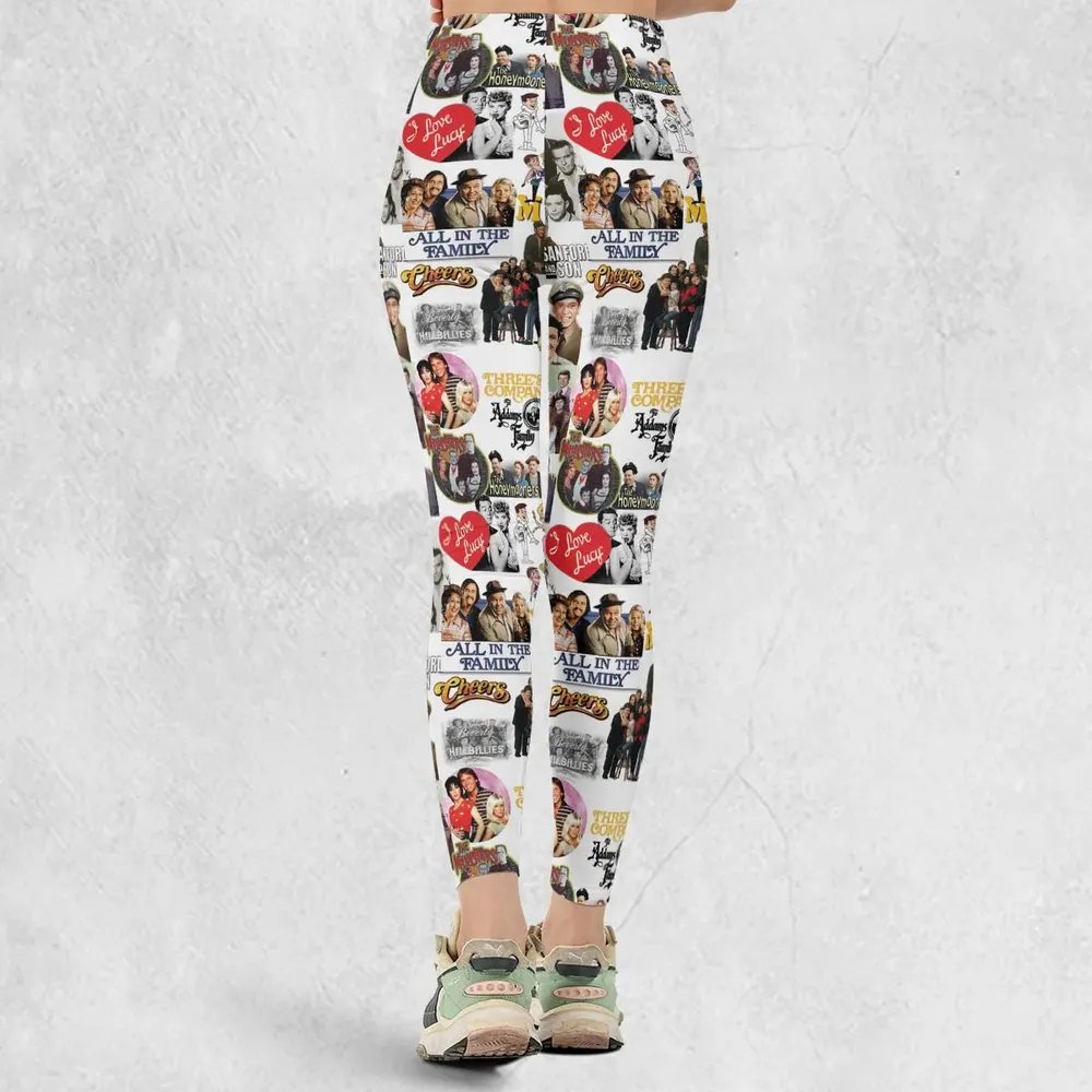 Stuck in the 80s Famous Sitcom Legging - 3