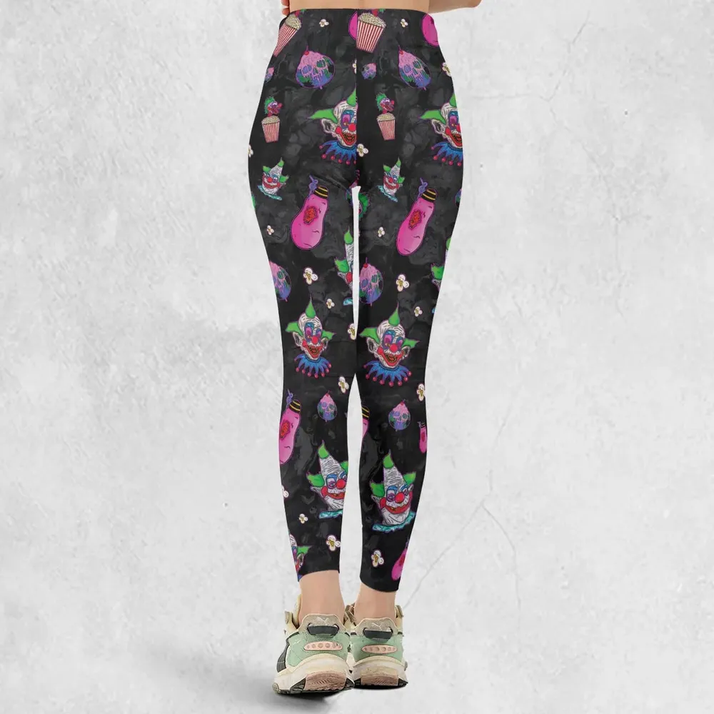 Space Horror Movie Killer Klowns Outer Legging - 3