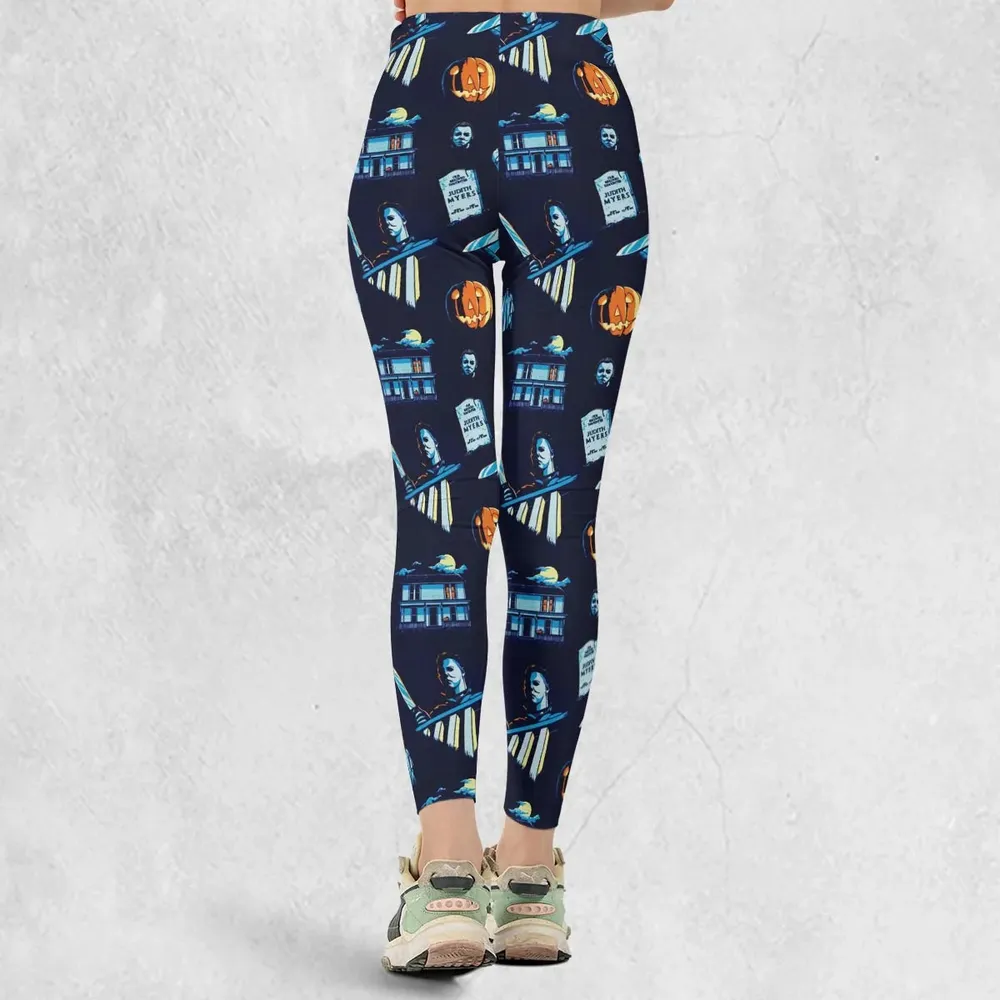 Horror Slasher Michael Myers Halloween Legging - 3