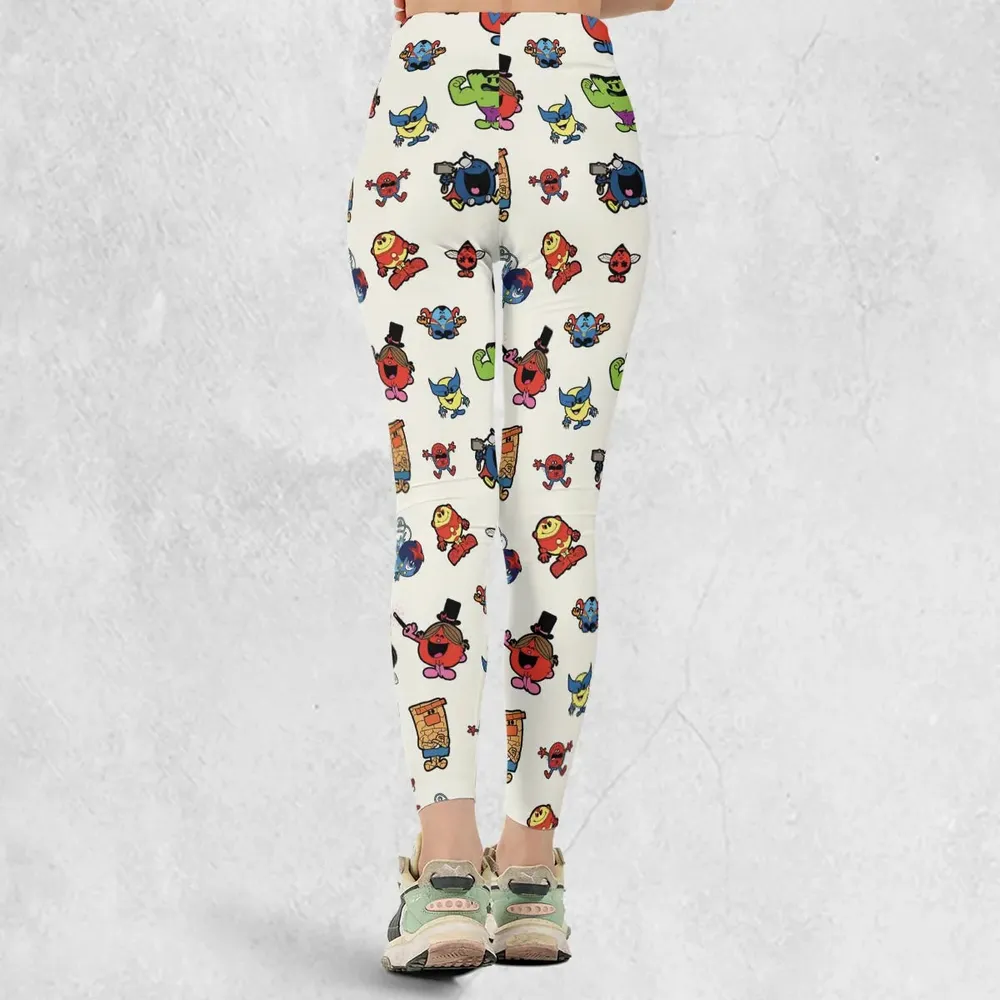 Marvel Characters And Mr Men Pattern Legging - 3
