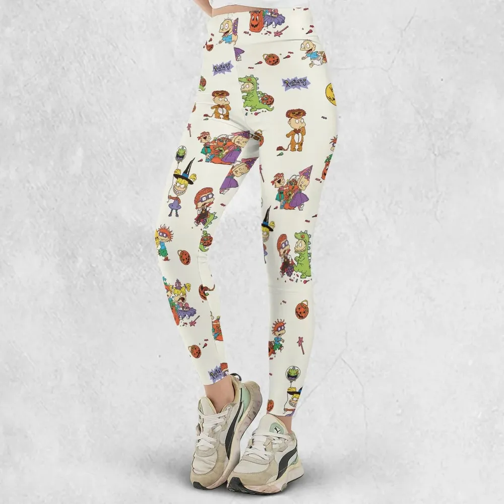 Rugrats Happy Halloween Pattern Legging - 2