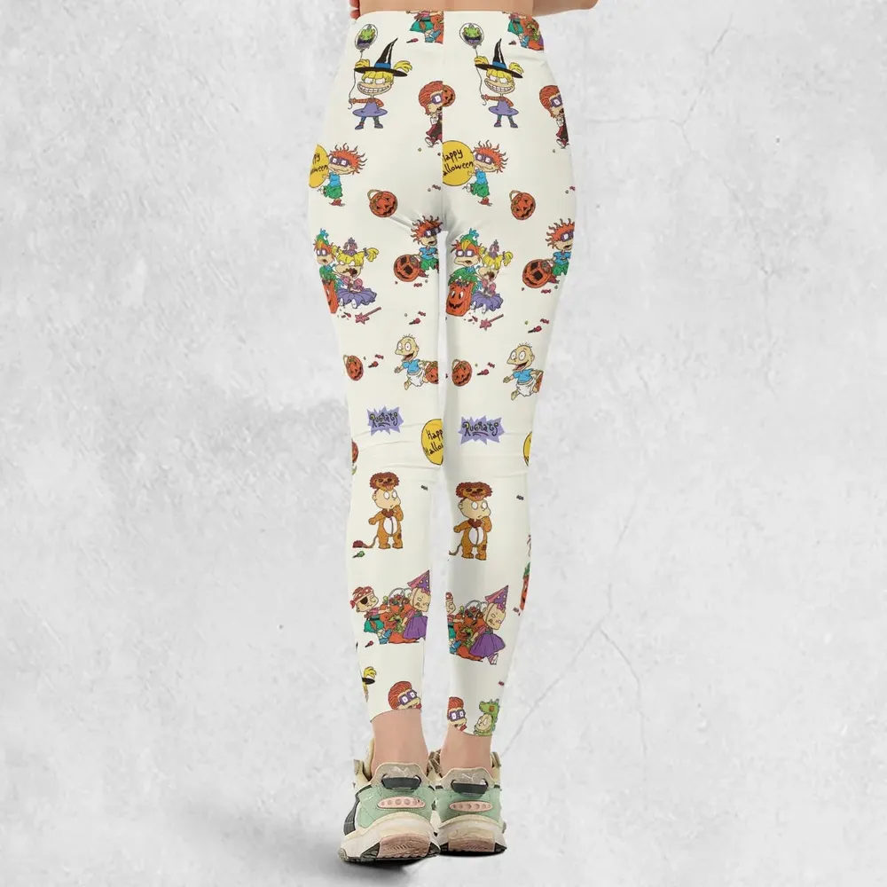 Rugrats Happy Halloween Pattern Legging - 3