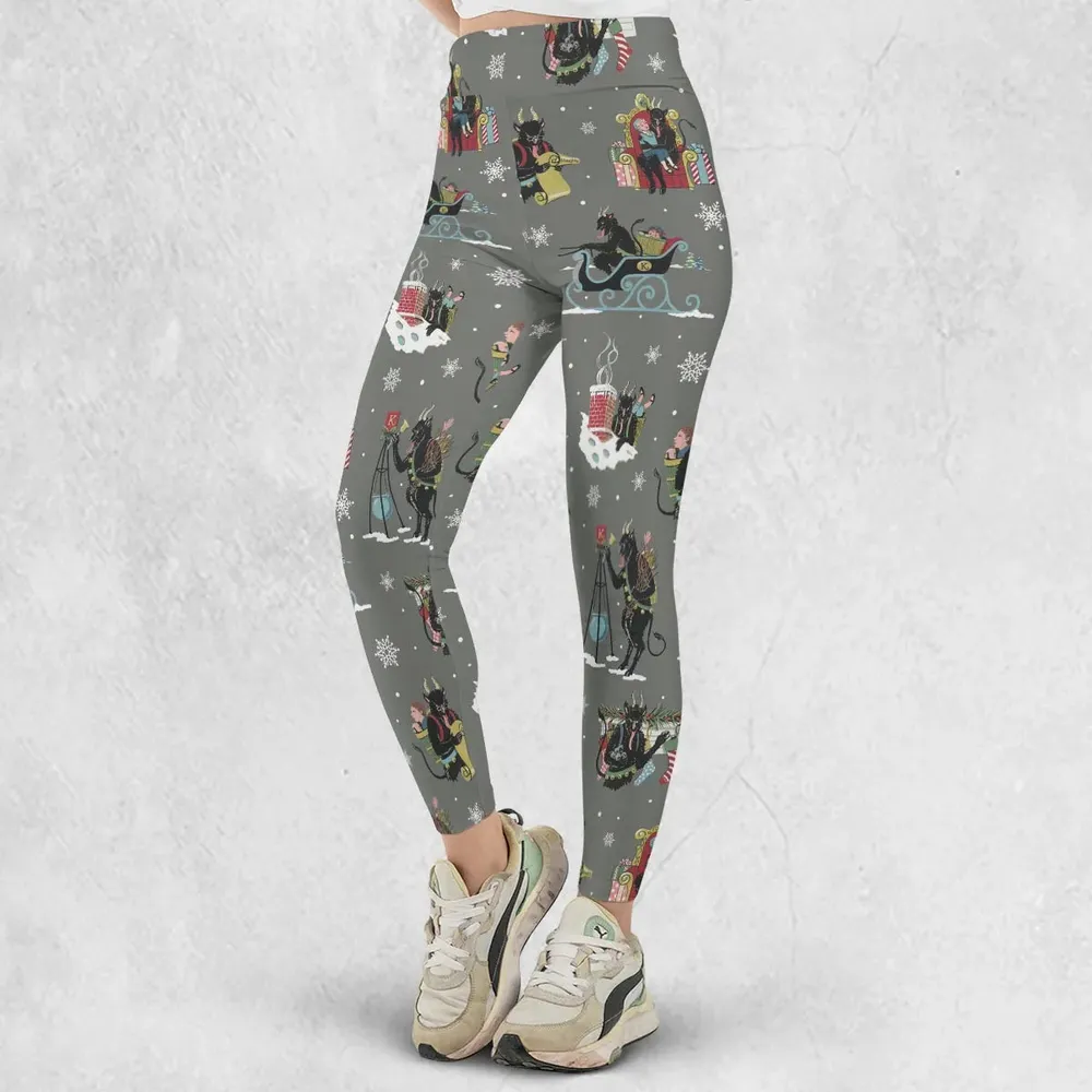 Unusual Christmas Krampus Legging - 2