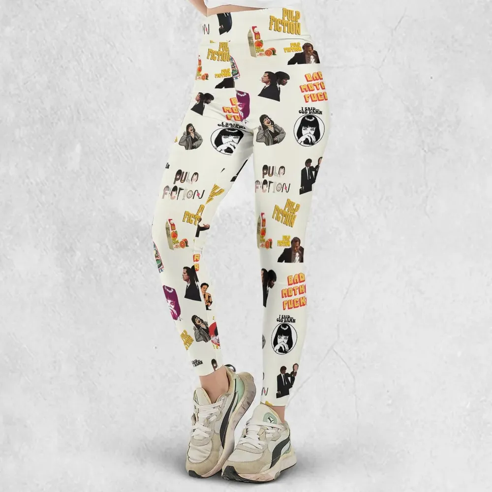 Pulp Fiction Pattern Legging - 2