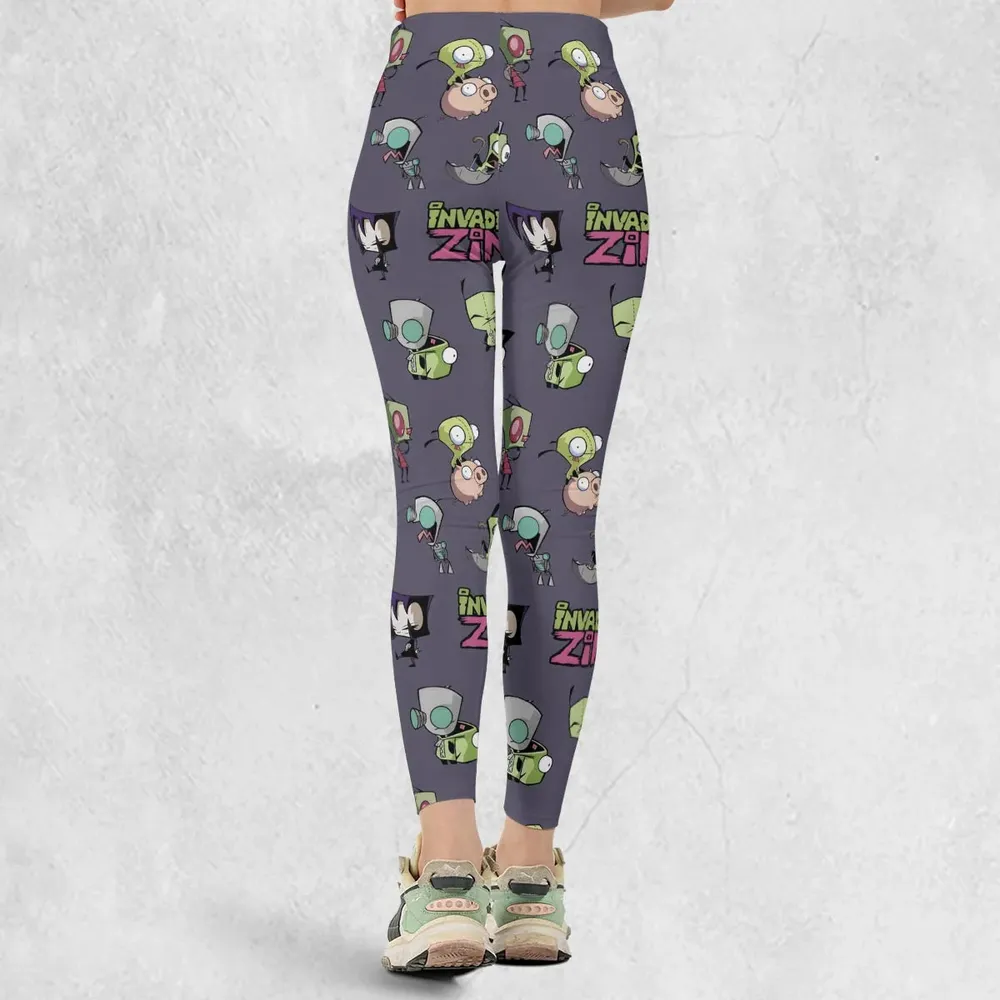 Invader Zim Pattern Legging - 3