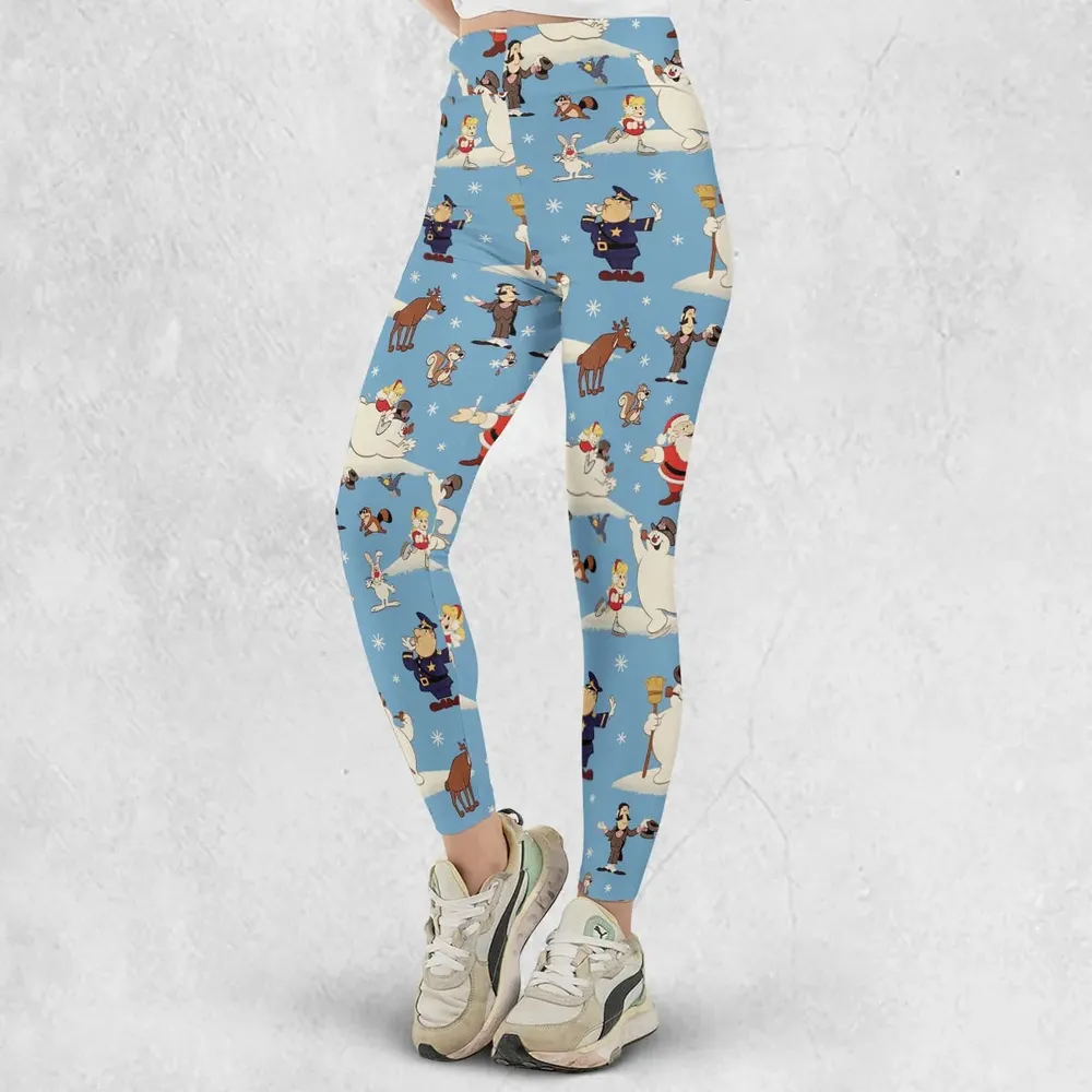 Frosty the Snowman Christmas Characters Legging - 2