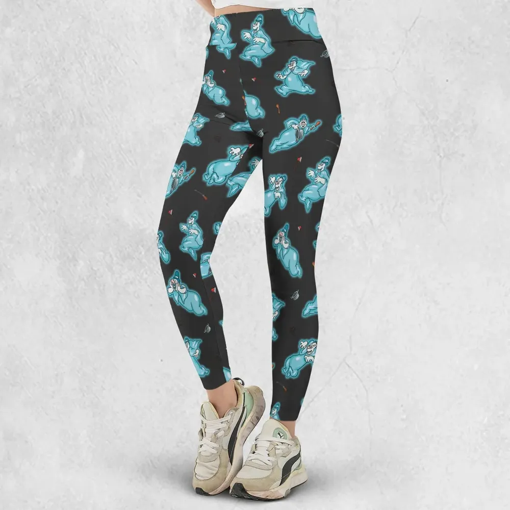 Classic Animated Cartoon Lonesome Ghosts Legging - 2