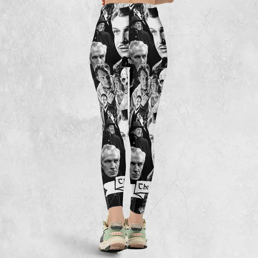 Horror Characters The Many Faces Of Vincent Price Legging - 3