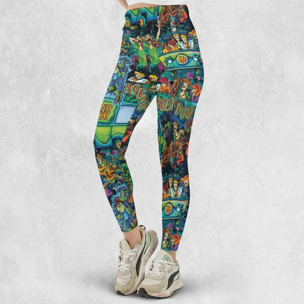 Monsters Mayhem and The Mystery Machine Scooby Doo Legging - 2