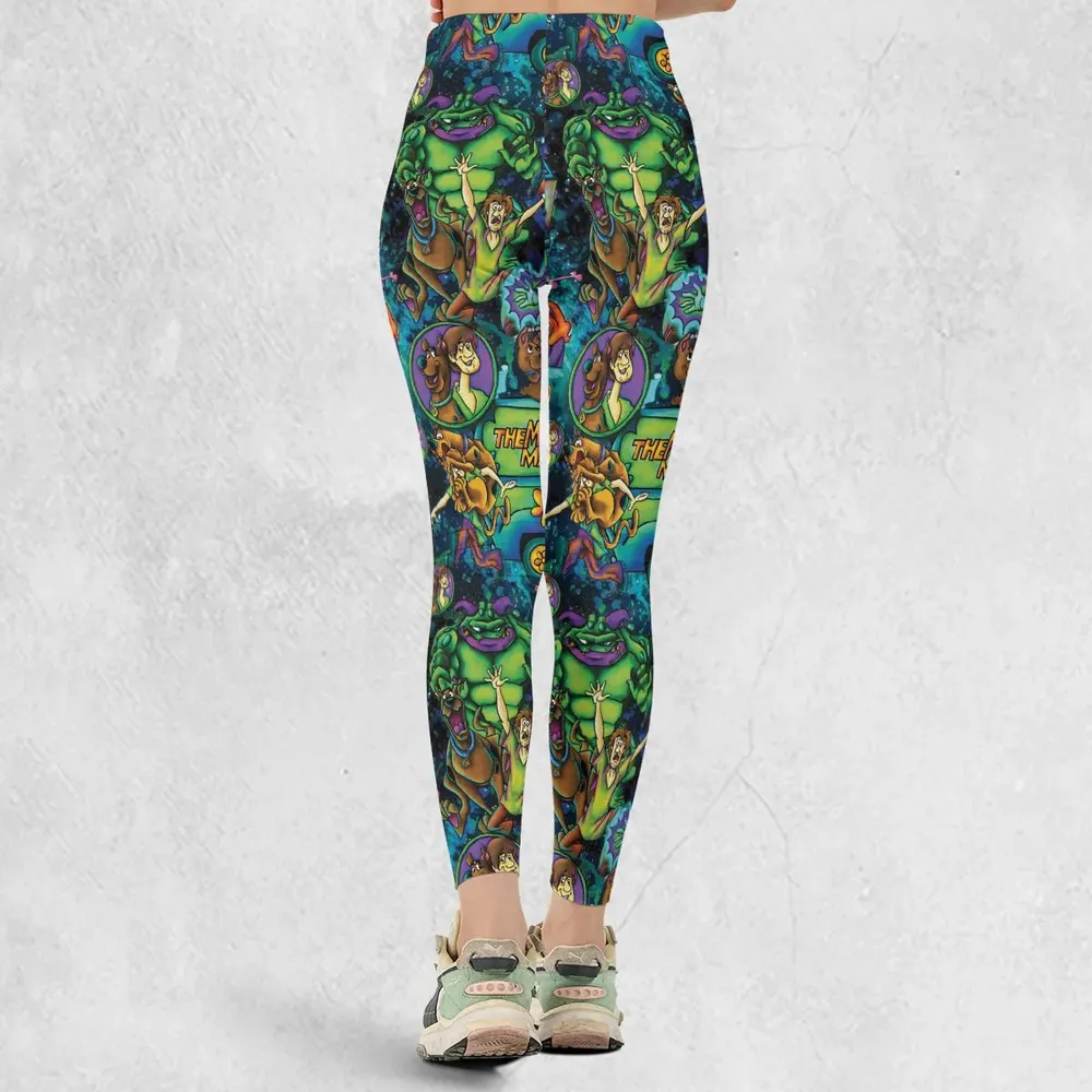 Monsters Mayhem and The Mystery Machine Scooby Doo Legging - 3