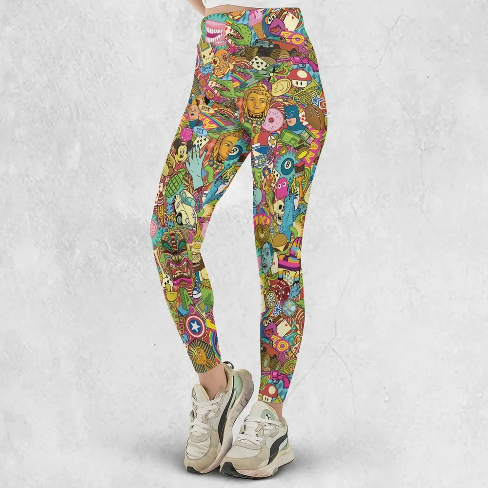 Nostalgia Toys Pop Culture Toys Legging - 2