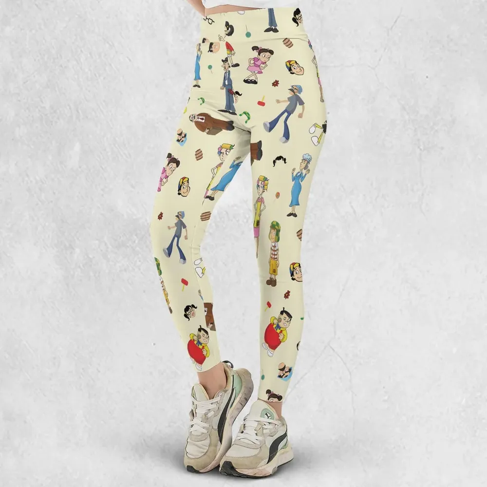 El Chavo Cartoon Characters Legging - 2