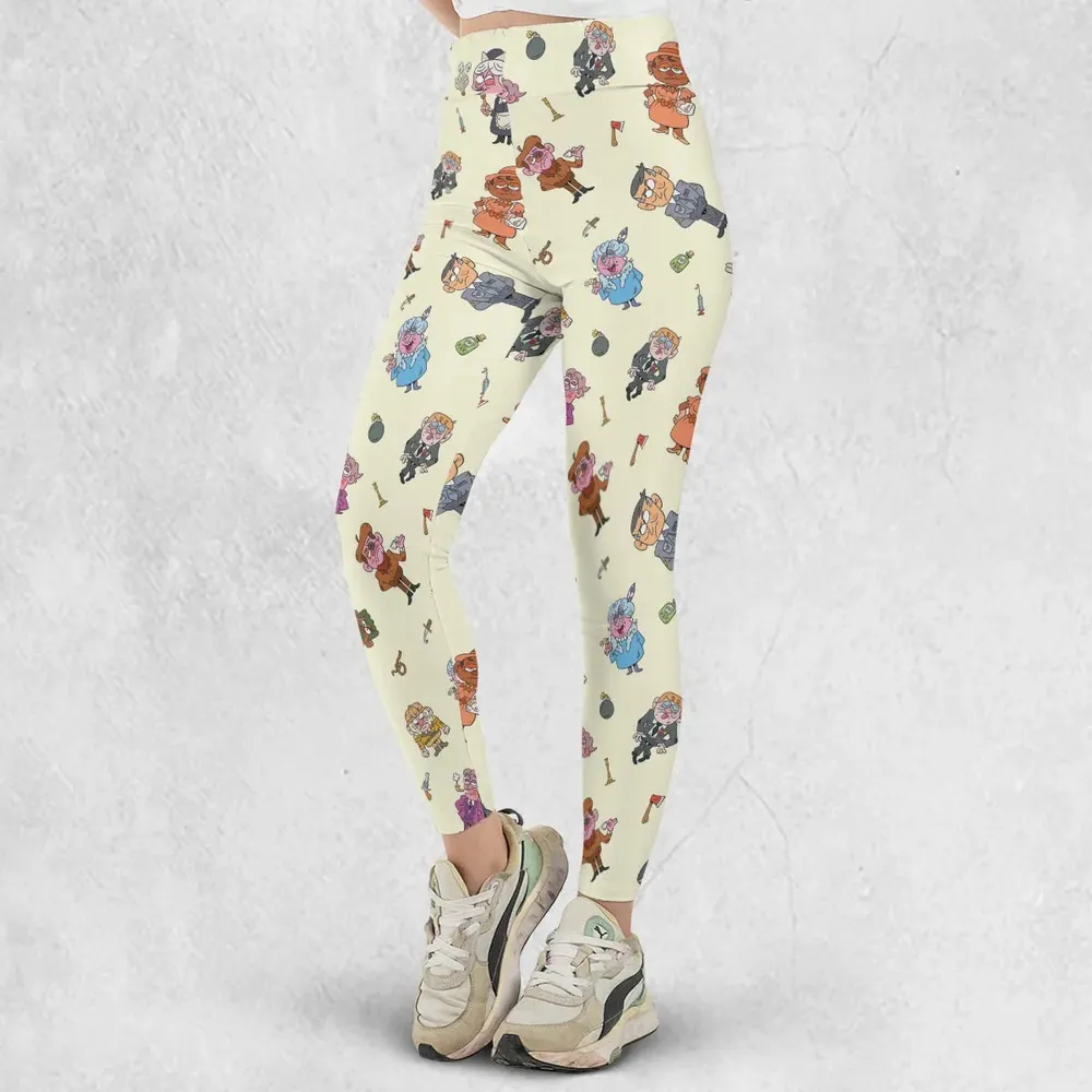 Board Game Drip Clue Legging - 2