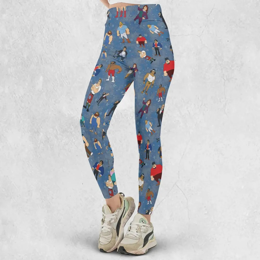 80s Hulk Rock 'n' Wrestling Characters Legging - 2