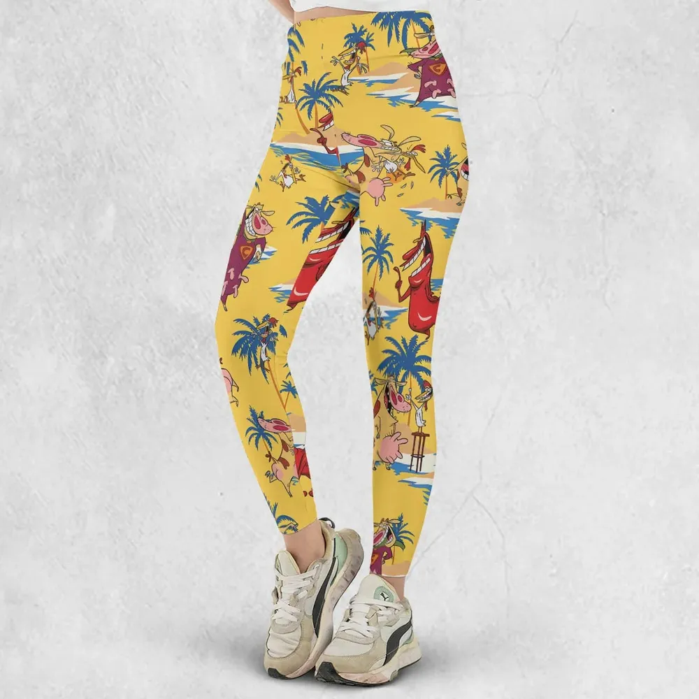 Cow Chicken Red Guy Legging - 2