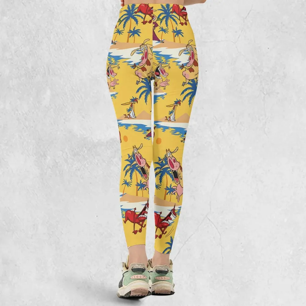 Cow Chicken Red Guy Legging - 3