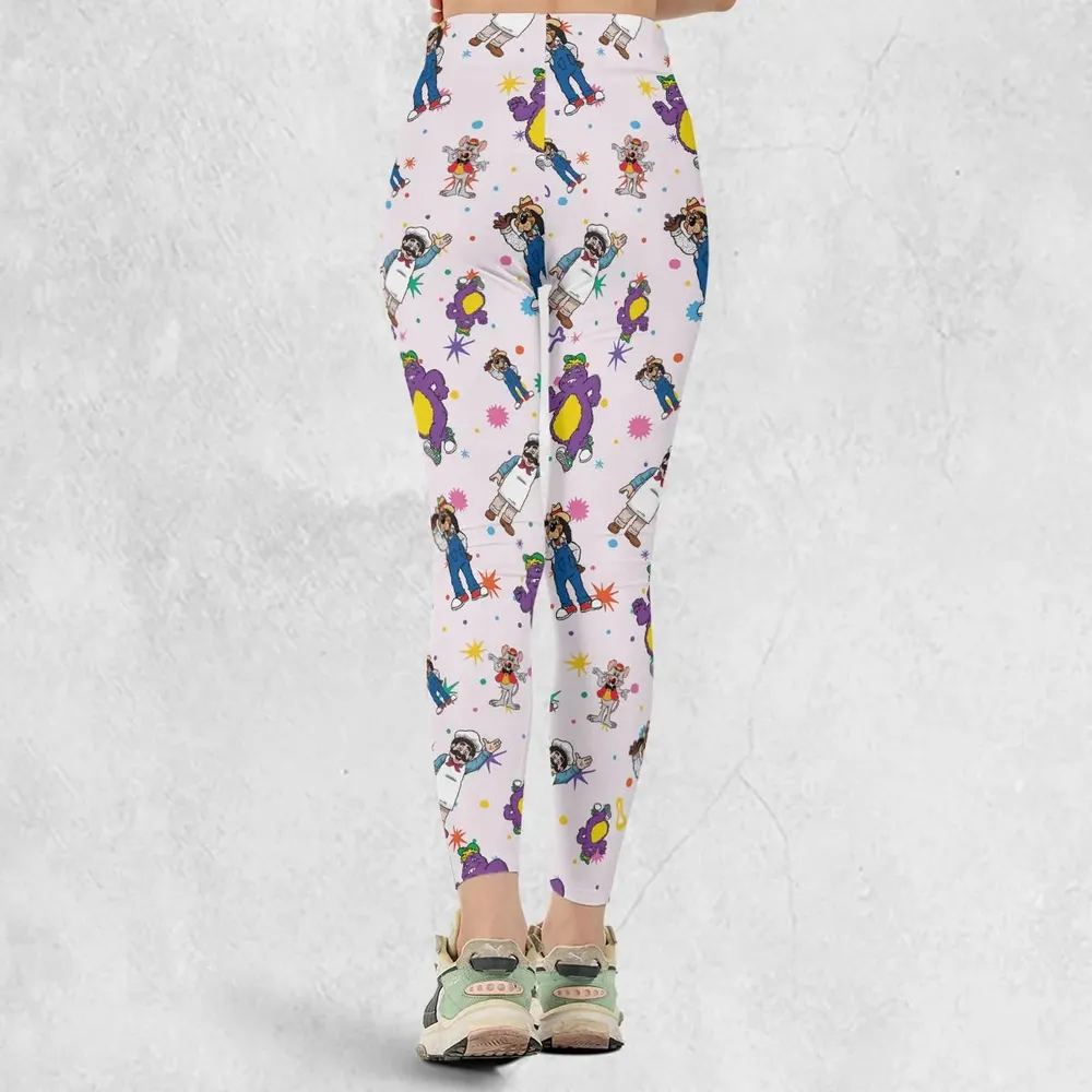 Cheezer Weezer Chuck E Cheese Legging - 3