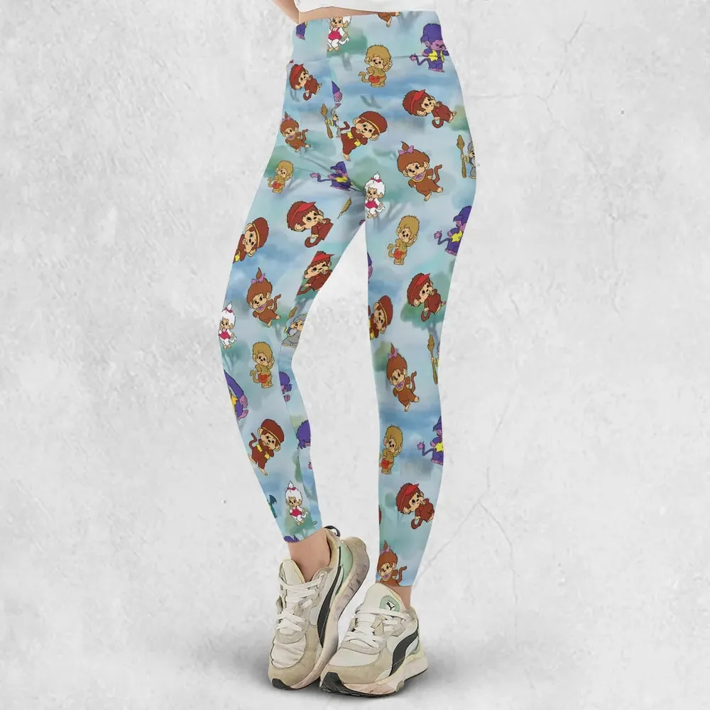 Monchhichis Cartoon Characters Legging - 2