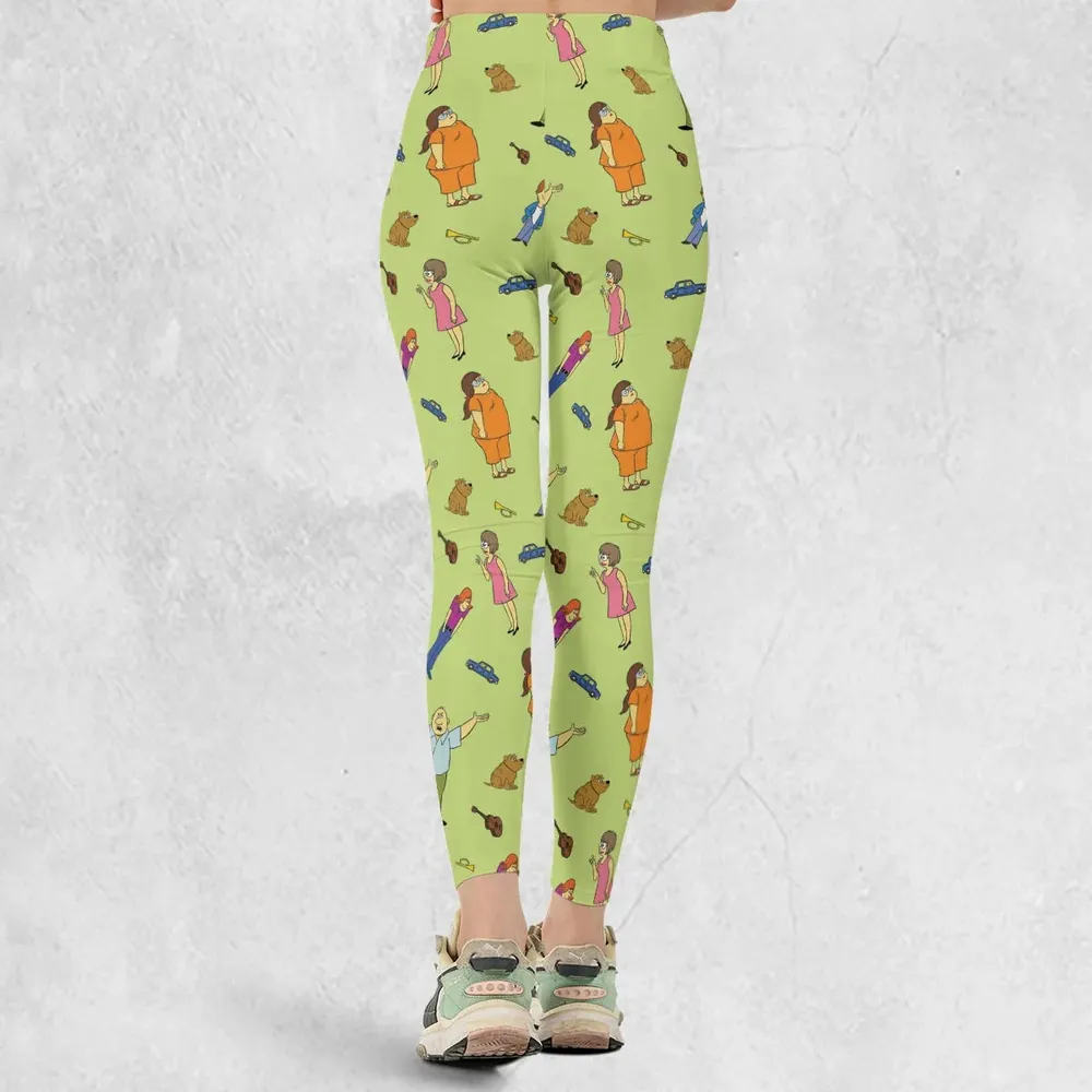 Wait Till Your Father Gets Home Characters Legging - 3