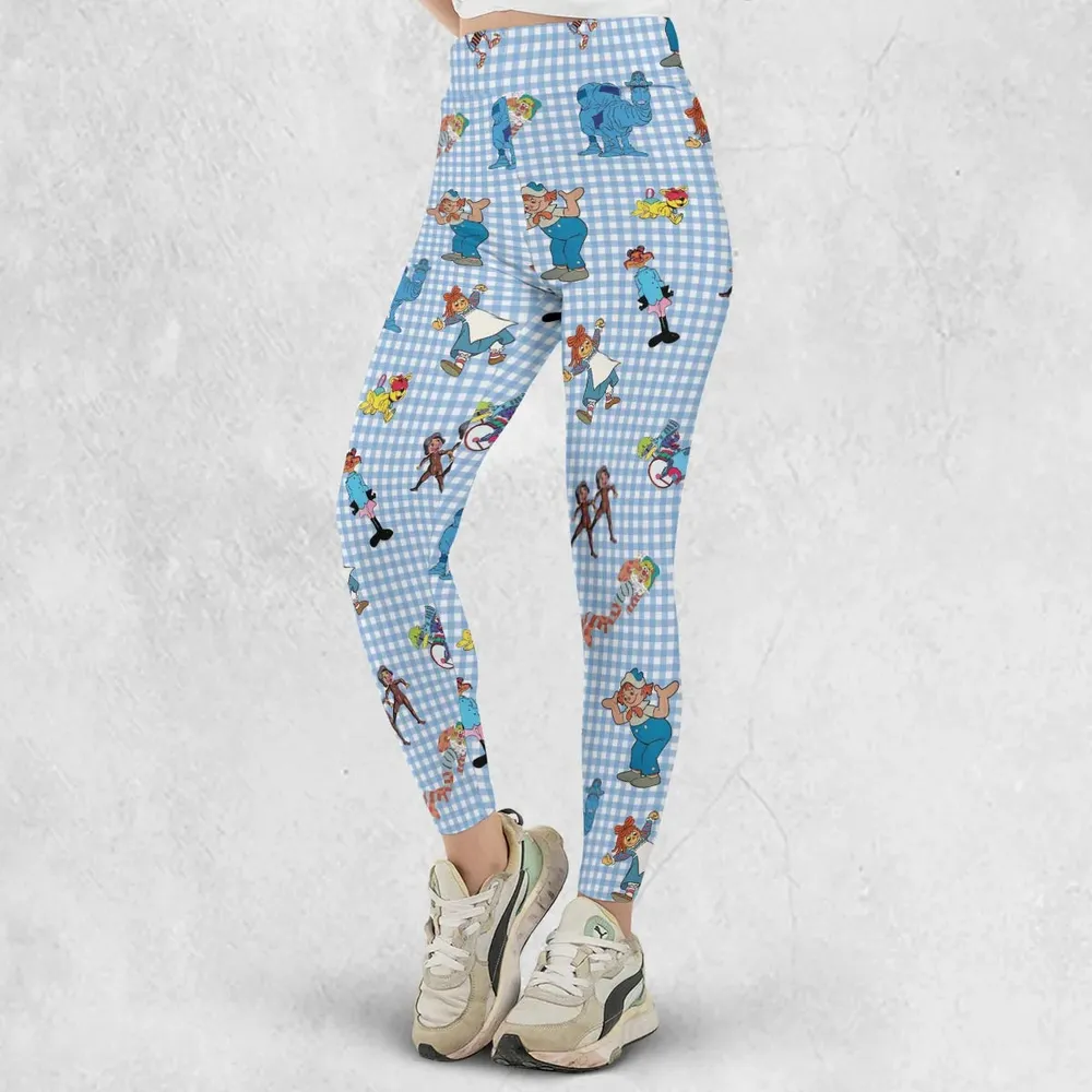 Wholesome Memories Stitched Raggedy Ann & Andy Legging - 2