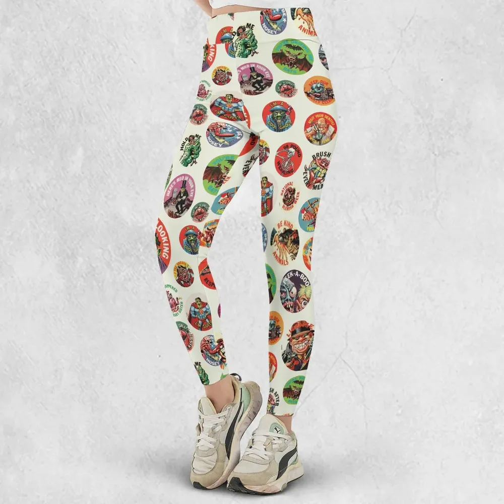 Nostalgic Memories Ugly Buttons Legging - 2
