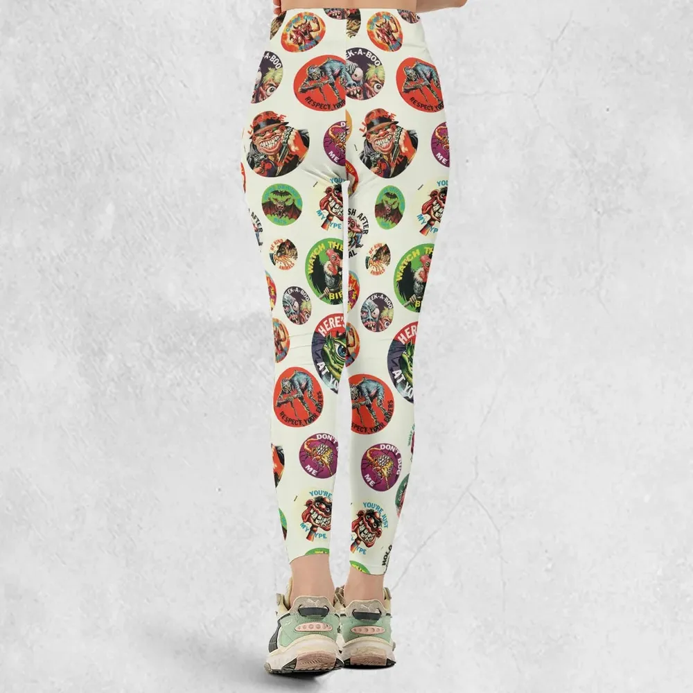 Nostalgic Memories Ugly Buttons Legging - 3