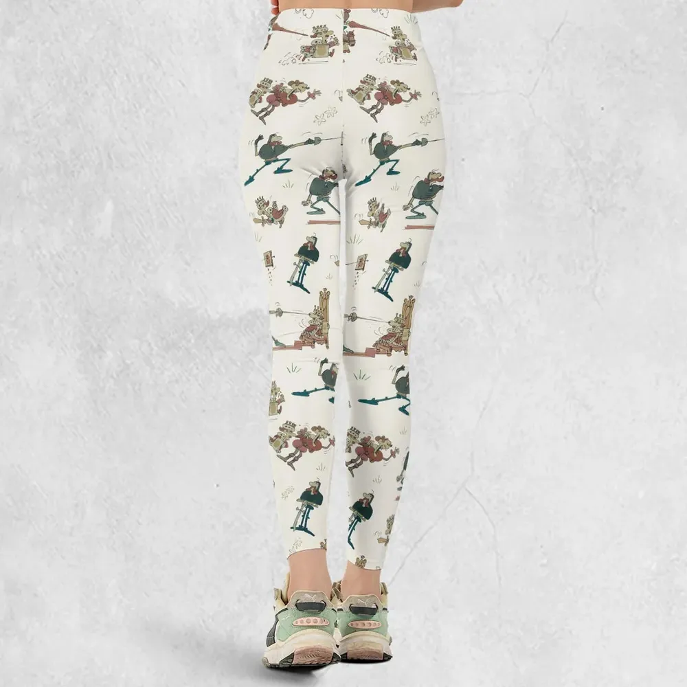 Cap'n Crunch And King Vitaman Character Legging - 3