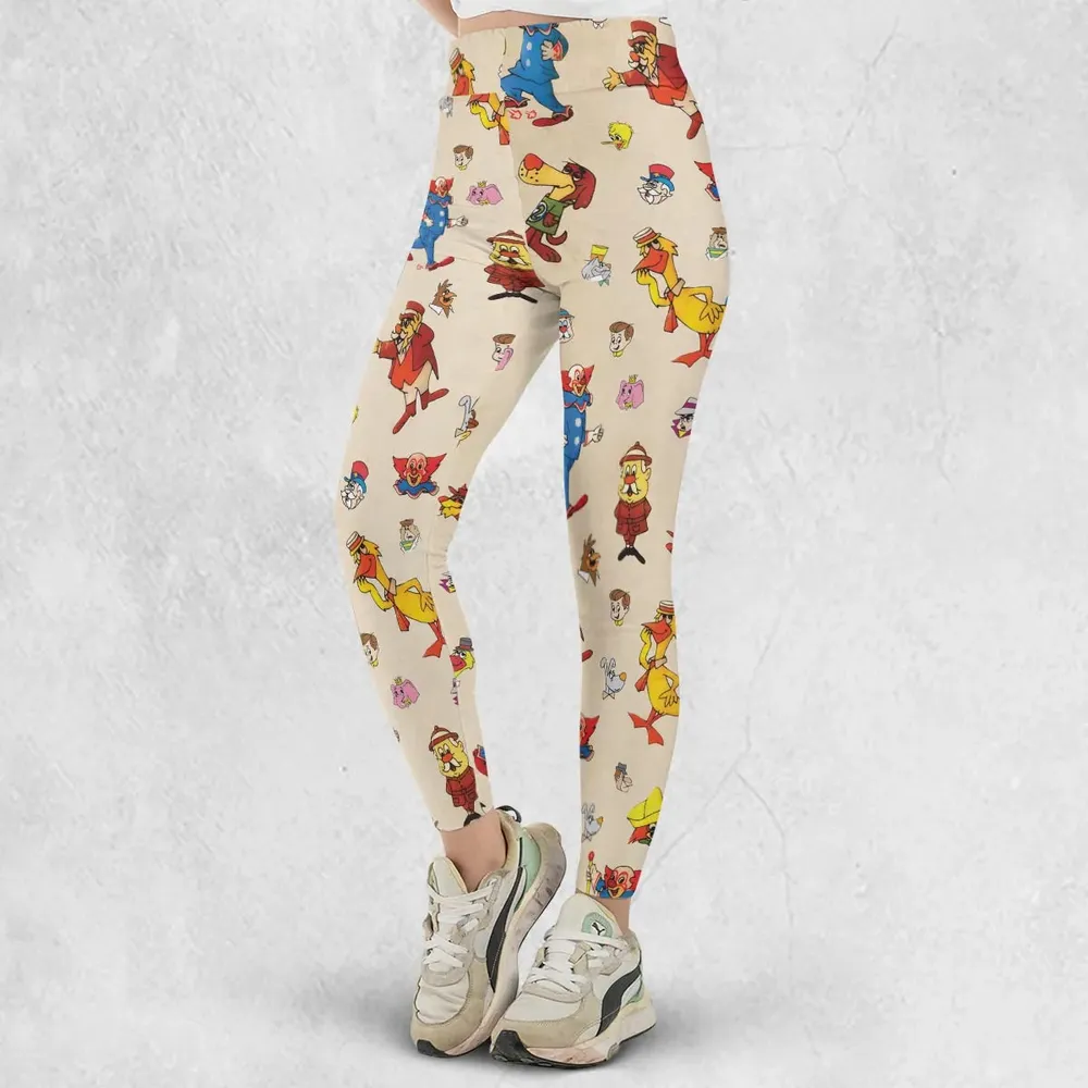 Bozo The Clown And Friends Legging - 2