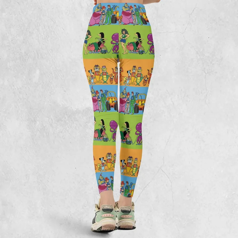 Yogi Yahooeys Scooby Doodies Really Rottens Laffalympics Legging - 3