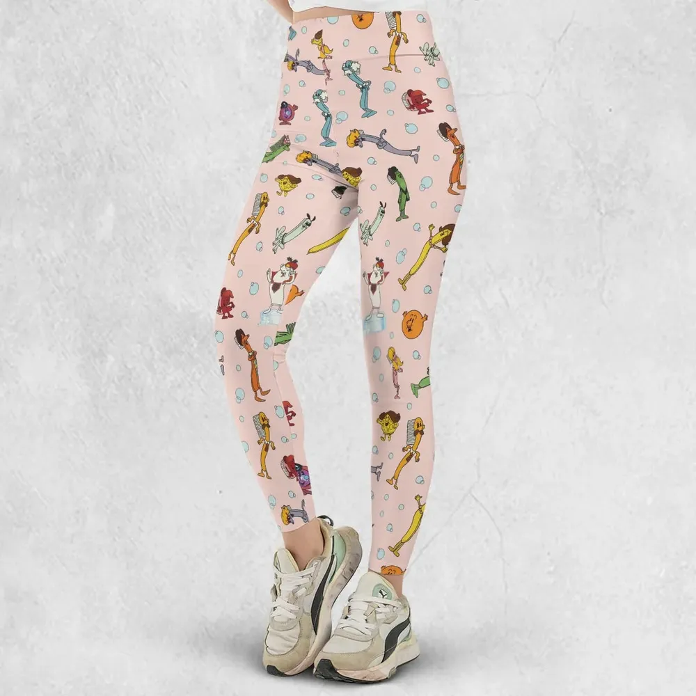Brush Your Teeth Toothbrush Family Legging - 2