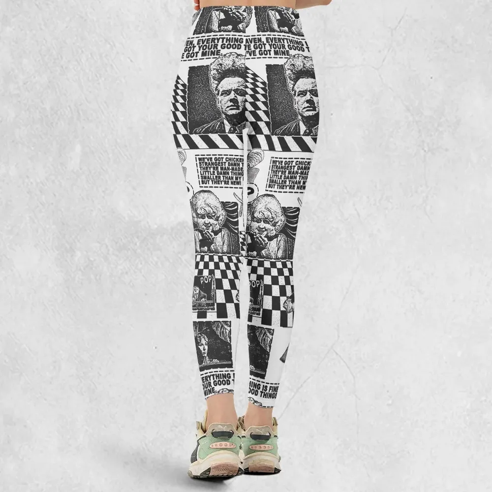 Surreal Disturbing Atmospheric A nightmare Eraserhead Legging - 3