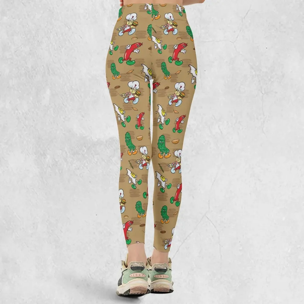 BurgerTime Arcade Legging - 3