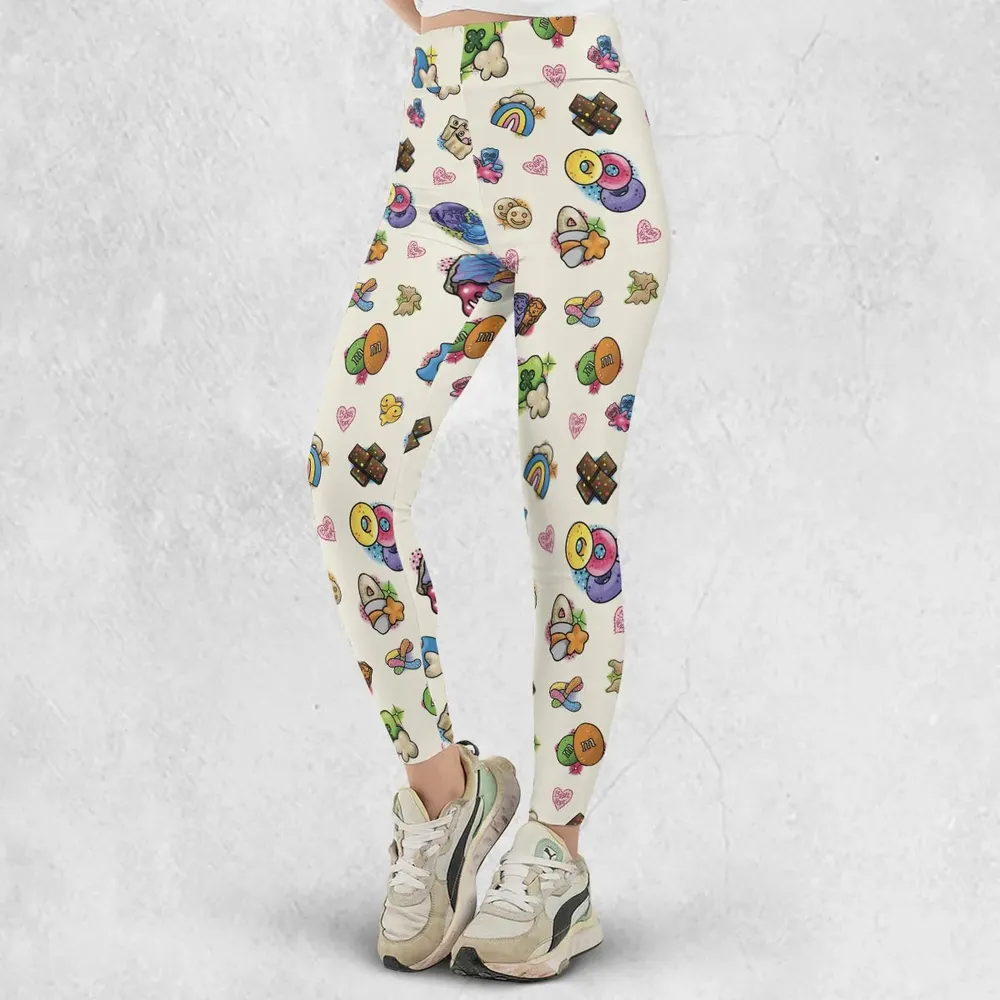 Nostalgic Candy From Your Childhood Legging - 2