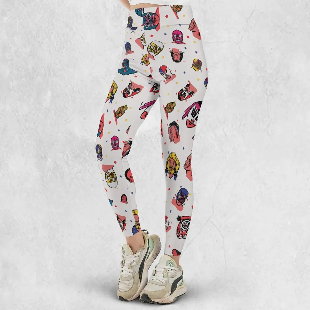 Lucha Libre Wrestling Legging - 2