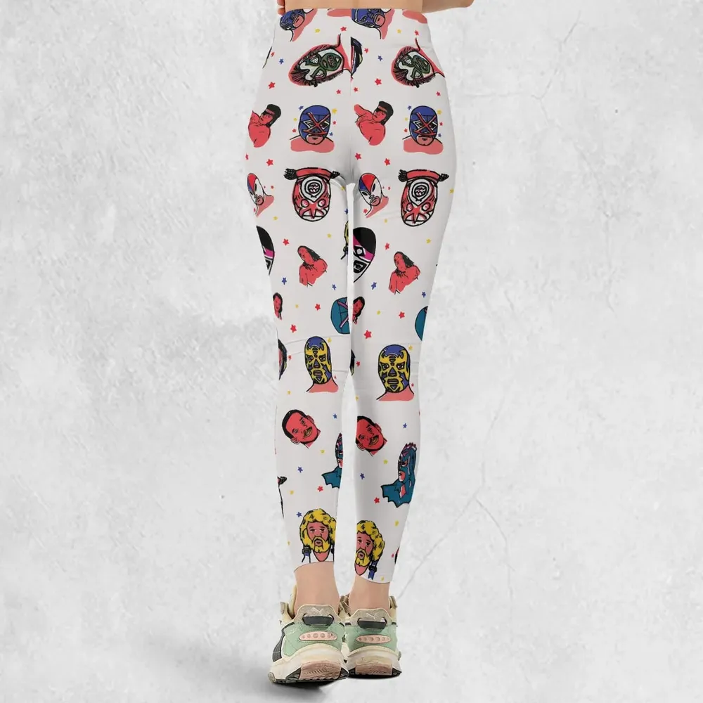 Lucha Libre Wrestling Legging - 3