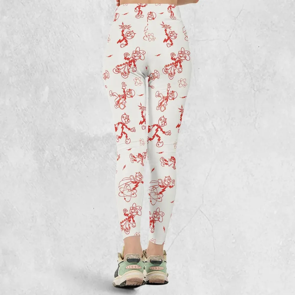 Vintage Style Nostalgic Reddy Kilowatt Legging - 3