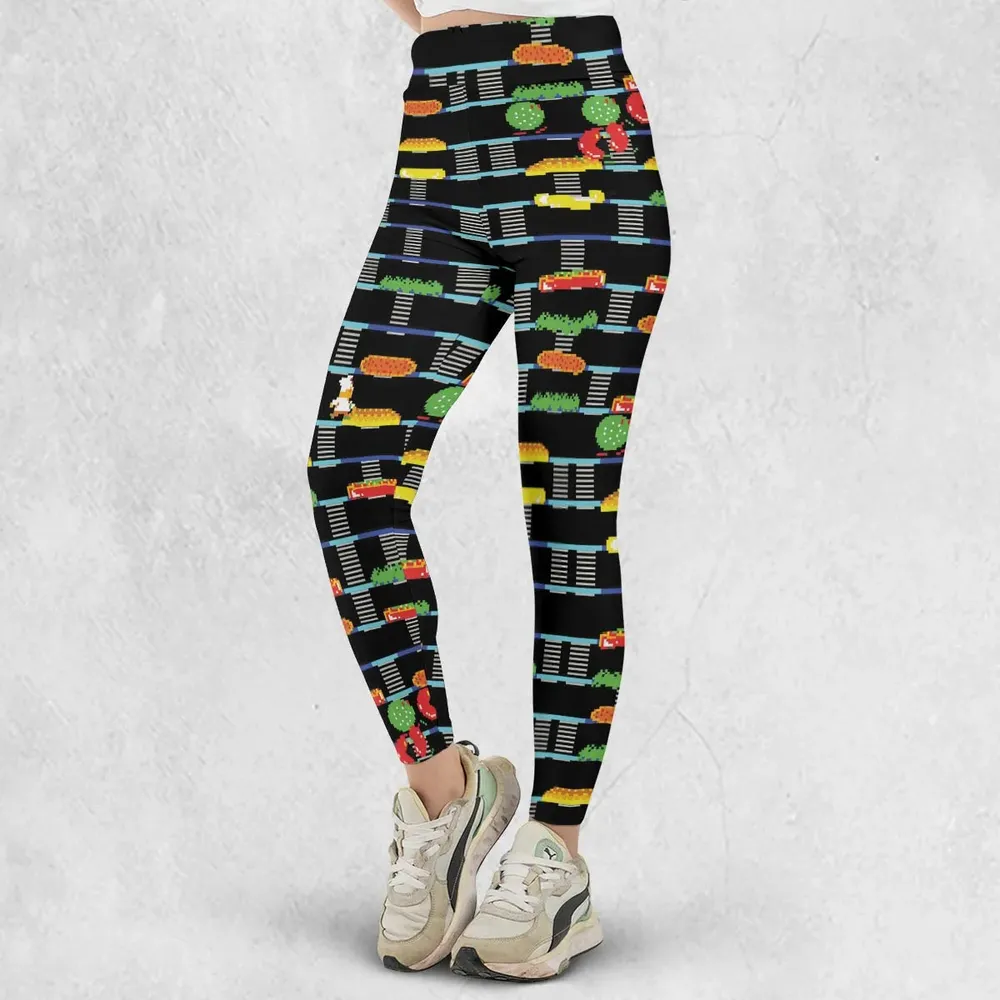 BurgerTime Arcade Game Legging - 2