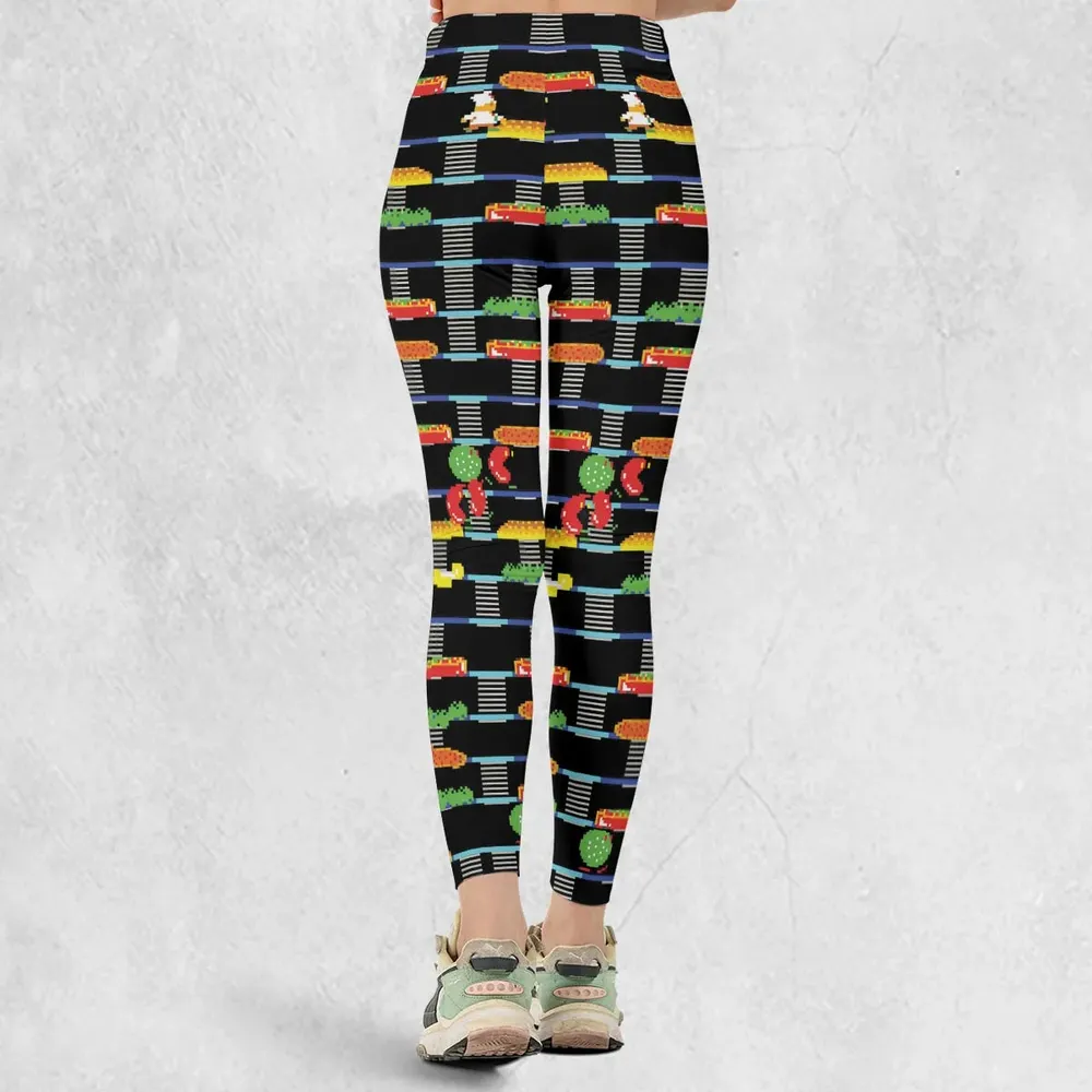BurgerTime Arcade Game Legging - 3